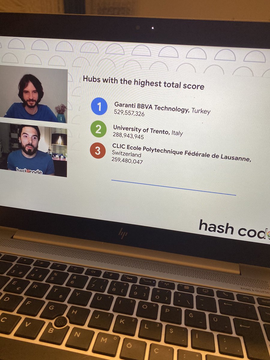 mksendur's tweet image. #hashcode2021 #garantibbvateknoloji congrats 🎊