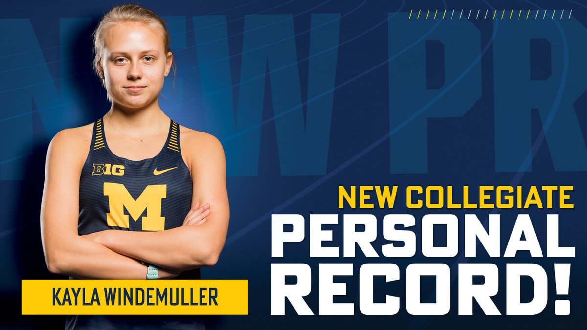 UMichTrack's tweet photo. Big Ten Indoor Championships | Women's 3000m (Final)

🔥PR's all around!🔥

2. Ericka Vanderlende / 9:12.45 [New PR]
4. Kathryn House / 9:21.31 [New PR]
7. Samantha Tran / 9:25.08 [New PR]
10. Kayla Windemuller / 9:28.01 [New PR]

#GoBlue https://t.co/oOyJDLdGbY