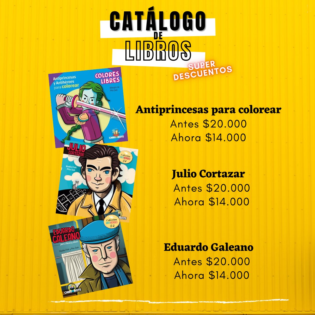 PamplonaPopular's tweet photo. #SuperPromos Llegaron las super promociones libros para las infancias libres. 🙋♀️
Envíos a toda Colombia🚌😊 https://t.co/B4fcEXYSnr