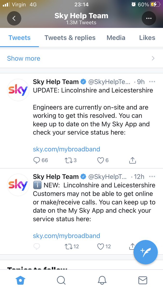 joysaunders1980's tweet photo. @SkyHelpTeam you tweeted about the issues in Lincolnshire &amp; Leicestershire where is the tweet about the issue in Morley Leeds are you actually doing anything about it????? https://t.co/GQVgIWgWEZ