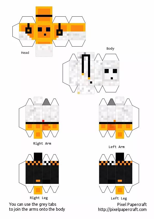 Minecraft Papercraft Youtubers Skins