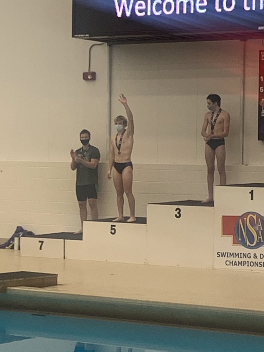 ROrtmeier's tweet photo. Congratulations to Guy Hunt on his 5th place finish at State Diving!  #rollstorm @StorminAntlers https://t.co/857nNzuEXQ