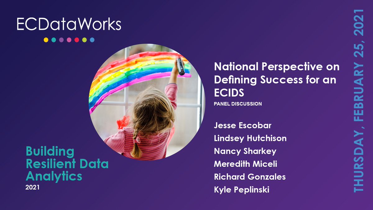 ECDataWorks's tweet photo. Kyle Peplinski from @HRSAgov will be presenting on a #ECDW2021 Panel, National Perspective on Defining Success for and #ECIDS at 3:30 ET today! Live stream from: https://t.co/CJRvoSUPkz https://t.co/NHRWA4Lpz7