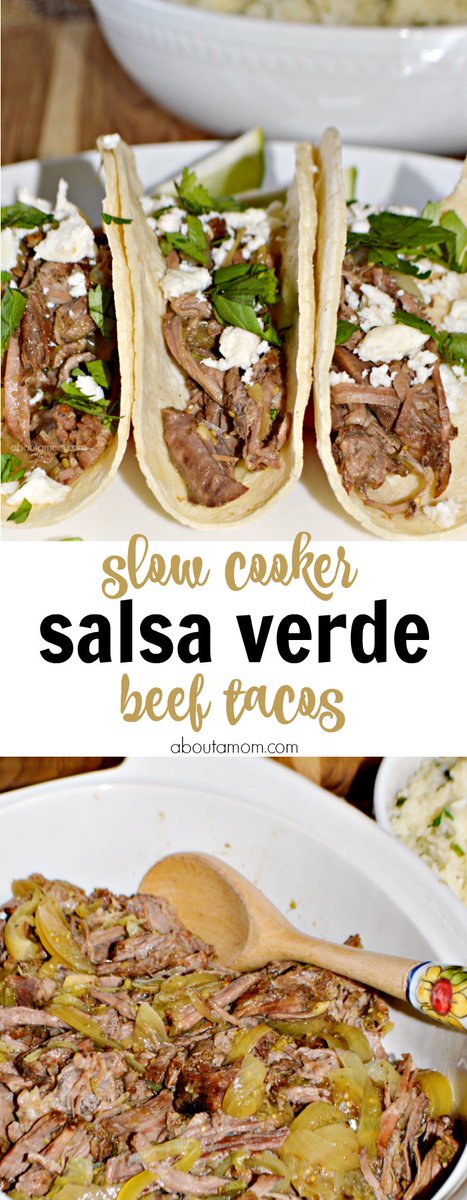 This slow cooker salsa verde beef tacos recipe couldn’t be any easier to prepare, and is sure to be a meal your family asks for again and again.

aboutamom.com/slow-cooker-sa…