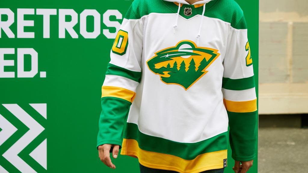 Nino Niederreiter Authentic Minnesota Wild Adidas NHL Green Jersey