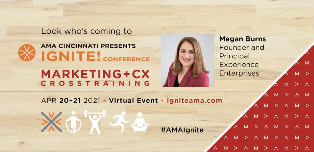How can marketers stay on top of #CX best practices in 2021? @MeganBurnsCX has had a front-row seat to the CX revolution throughout her influential career. In her #AMAIgnite keynote, she shares what she's seen and where CX is going.💡 More details ➡️ igniteama.com