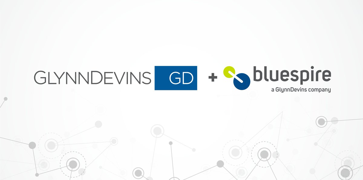 We're excited to share the news that Bluespire is joining the @GlynnDevins family! By combining our strengths we will continue to add even more value for our clients.
To learn more about this new acquisition: bit.ly/3pW7Cnh