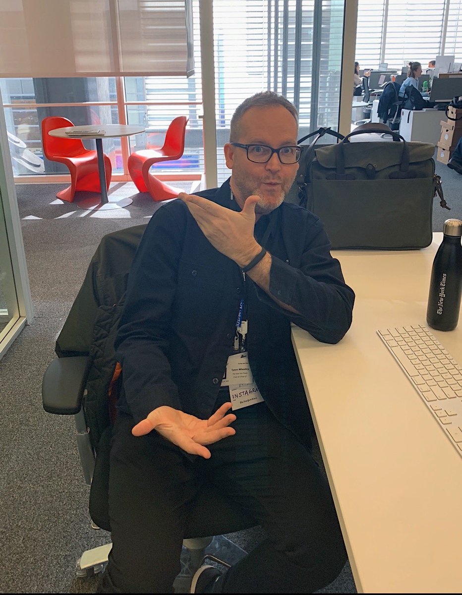 Twheat's tweet photo. How it started... How it’s going. 

Celebrating one year at @nytimes - can’t wait to meet so many of my colleagues in person! (hopefully this year) https://t.co/OvRRSo8zCs