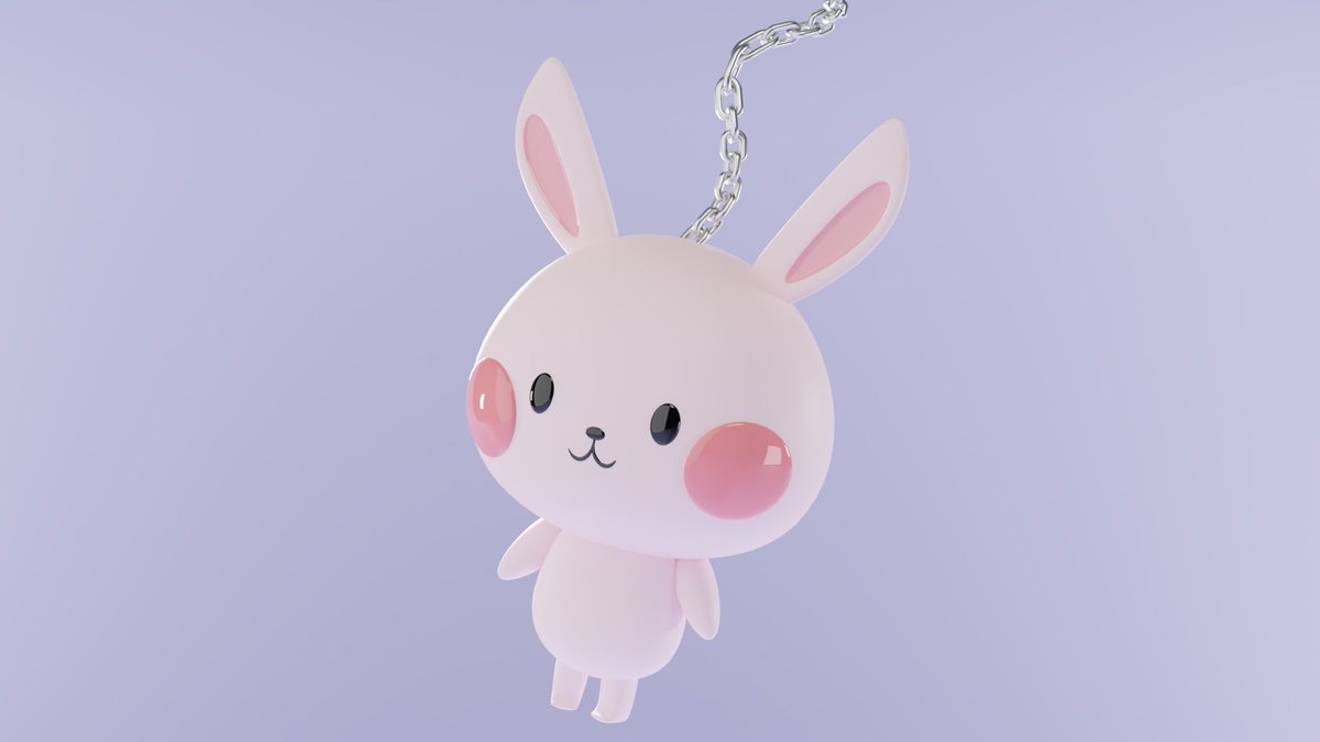 moeiuv's tweet photo. make this cute rabbit for my next scene😙 #b3d #blender #render #rabbit https://t.co/bV37u5N2Yf