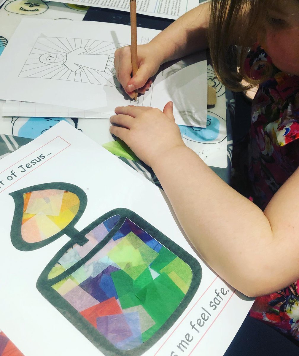 Mrs_Brake's tweet image. Sunday school won’t let a pandemic stop them! So grateful to the team for preparing these lovely activities and posting them out to us. Little one thoroughly enjoyed this! @salvationarmyuk #Primary #SundaySchool #Light
