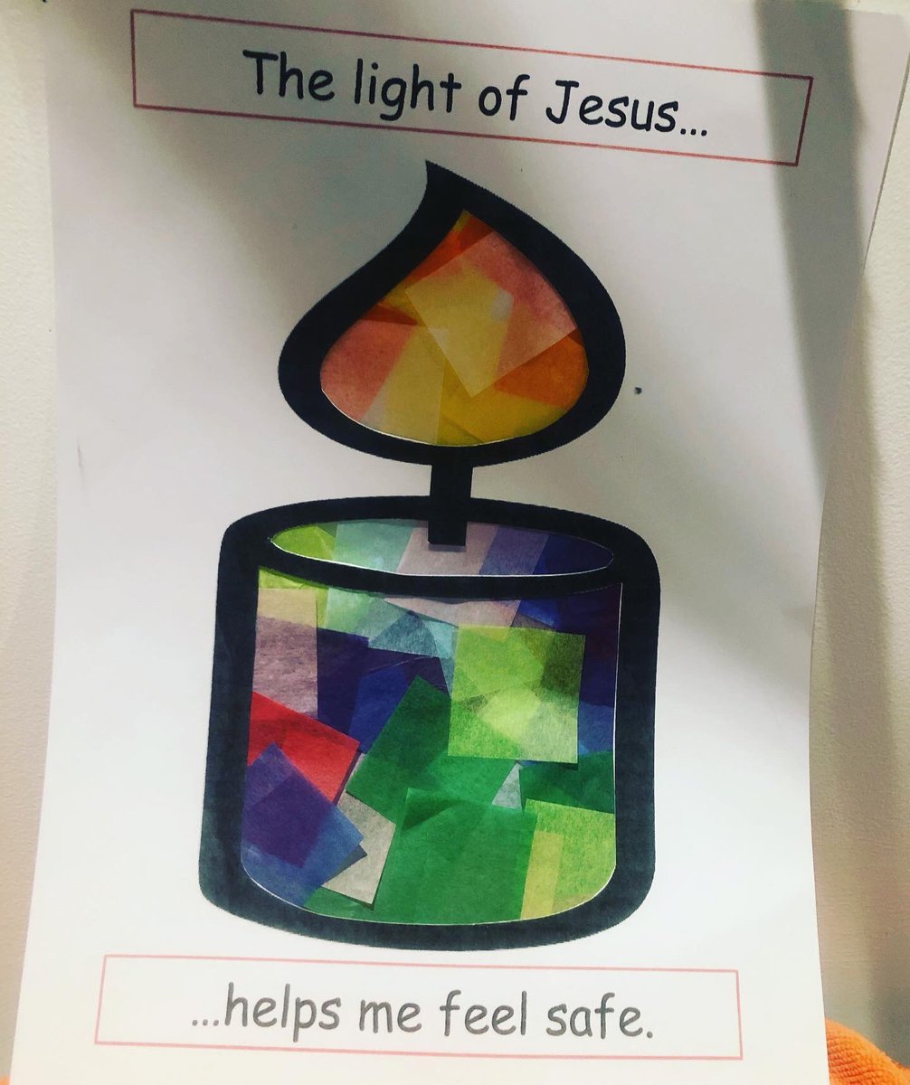 Mrs_Brake's tweet image. Sunday school won’t let a pandemic stop them! So grateful to the team for preparing these lovely activities and posting them out to us. Little one thoroughly enjoyed this! @salvationarmyuk #Primary #SundaySchool #Light