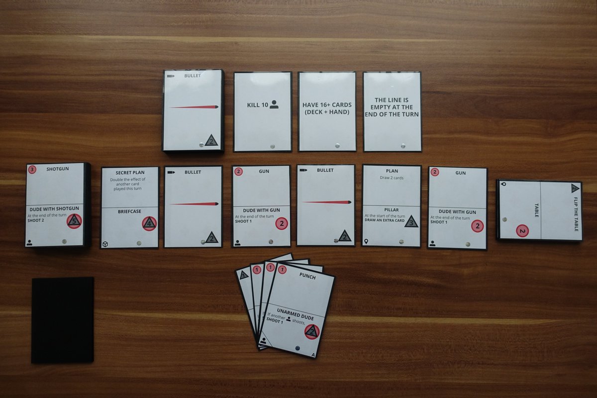 One of my prototypes for SUPERHOT: The Card Game