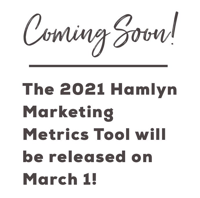 The Hamlyn Marketing Metrics Tool is compiled from multiple resources and created as a reference for operations and sales leaders in the senior living industry. Download it for free on March 1! #seniorlivingsales #seniorliving #seniorlivingcommunities #ccrc #independentliving