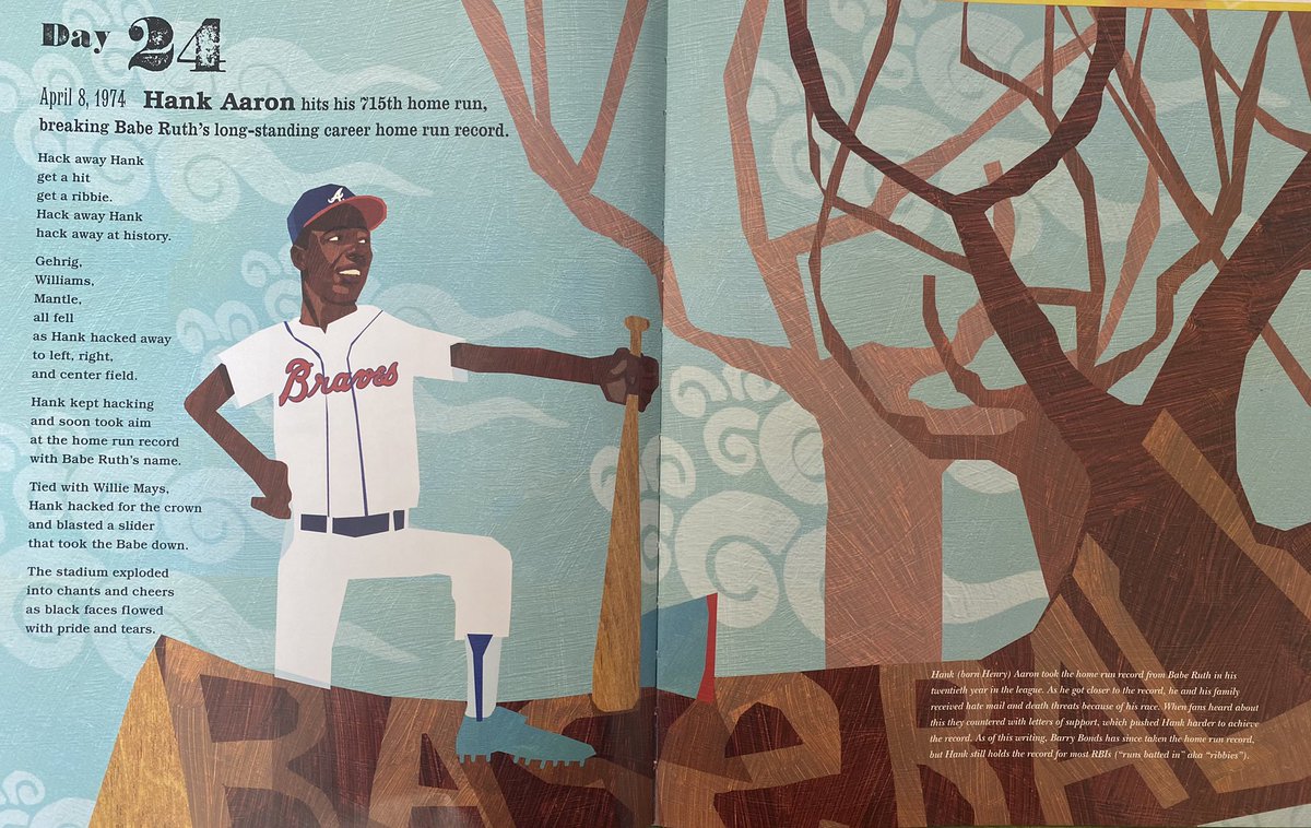 Day 24 and Day 25 shoutouts - Hank Aaron, Guy Bluford, and Mae Jemison! #RIPHank #HankAaron #GuyBluford #MaeJemison #BlackHistoryMonth We have one more day of shoutouts for Black History Month - I’ll read/share final three tomorrow. Next up? Women’s History Month! https://t.co/3gVXkDTyyc
