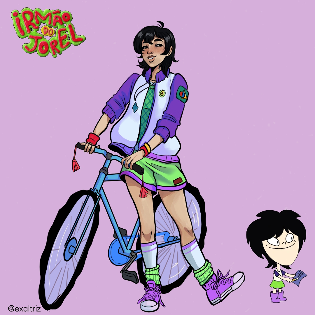 CartoonBrasil's tweet photo. Perdidamente apaixonado por essas fanarts incríveis que a @bi_beadonuts fez de alguns personagens de Irmão do Jorel 🥺💖 #cnfanart https://t.co/vCooCTDNaF