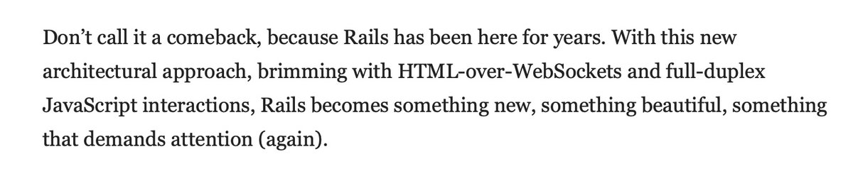 netmojo's tweet image. #RoR innovation again trendsetting with #Hotwire, HTML over WebSockets.

alistapart.com/article/the-fu…