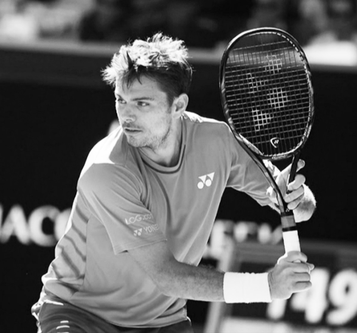 chda7777's tweet image. Absolutely love this focused look 🔥👀🙌 

#TotalFocus #StanLook #BestBackhandEver #PureArt #PurePerfection #NobodyDoesItBetter #BlackAndWhite #StanTheMan #Wawrinka