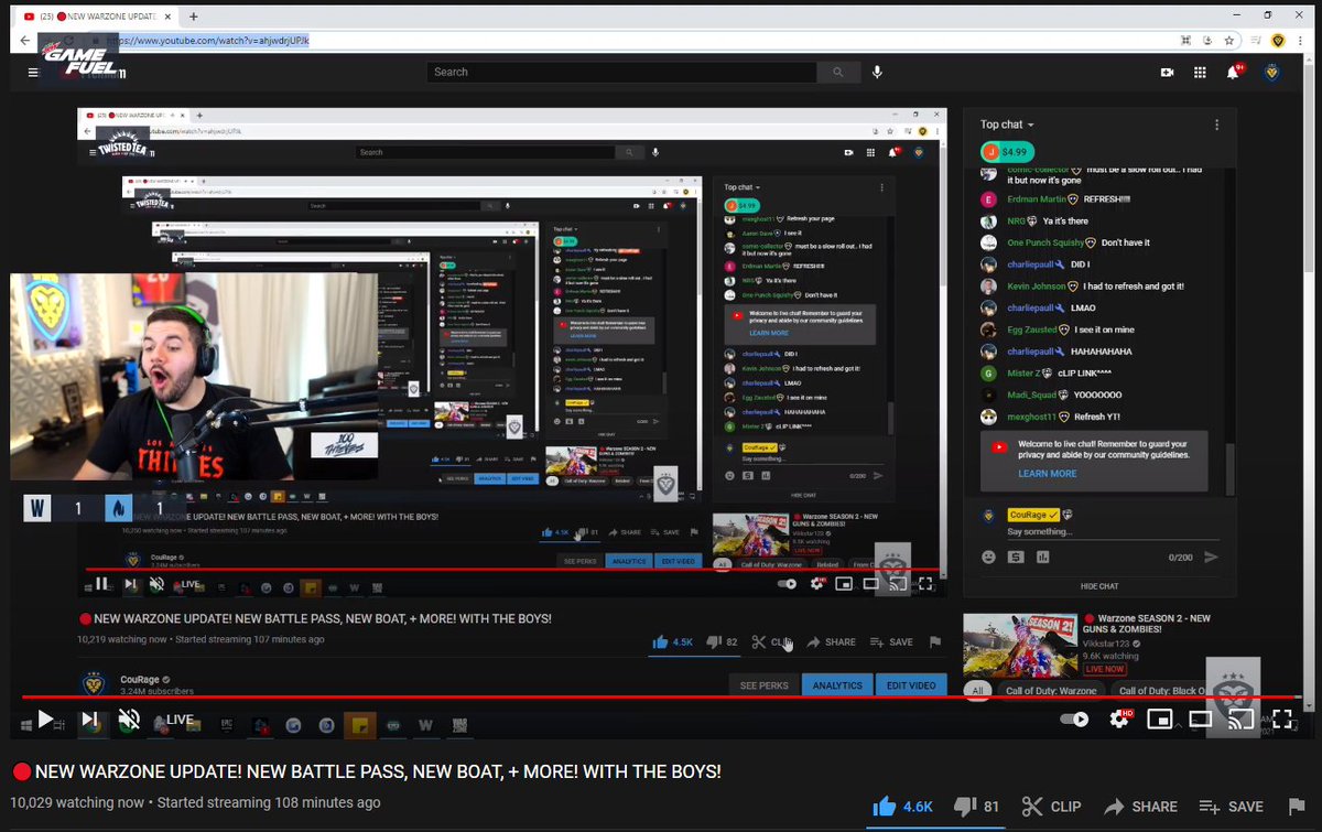 CouRageJD's tweet photo. IT'S HERE! I OFFICIALLY HAVE THE CLIPPING FEATURE ON MY YOUTUBE CHANNEL!

Thank you! @YouTube @YouTubeGaming 

Come try it for yourself!
https://t.co/Ezltszc39Y https://t.co/UocG9RQlAS