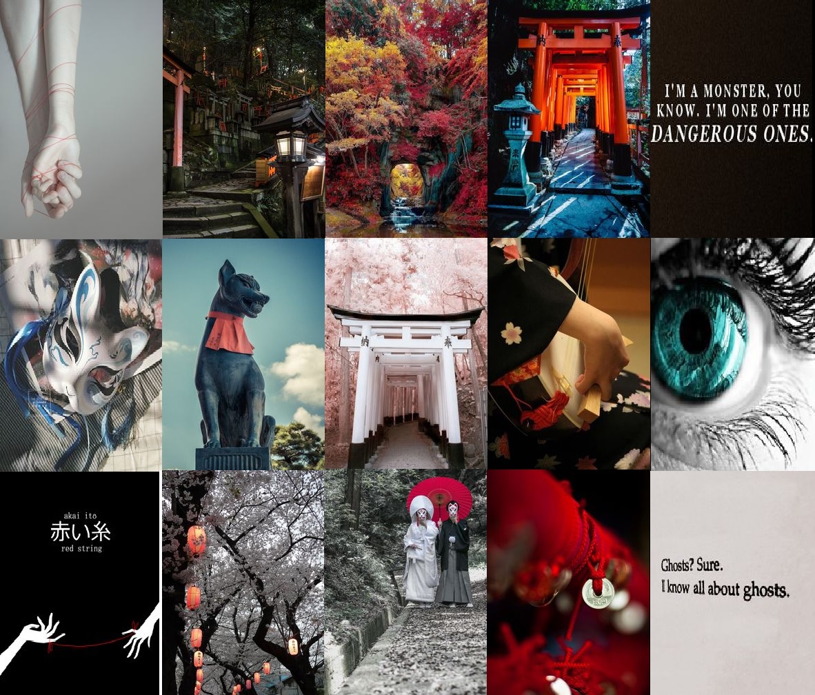 js_author's tweet image. Character Mood Board No.2 - Hinata Akaito