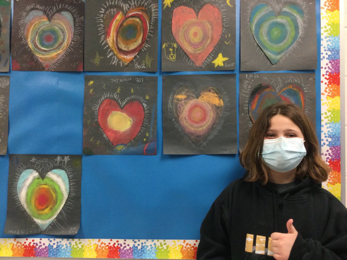 Beautiful artwork second grade!