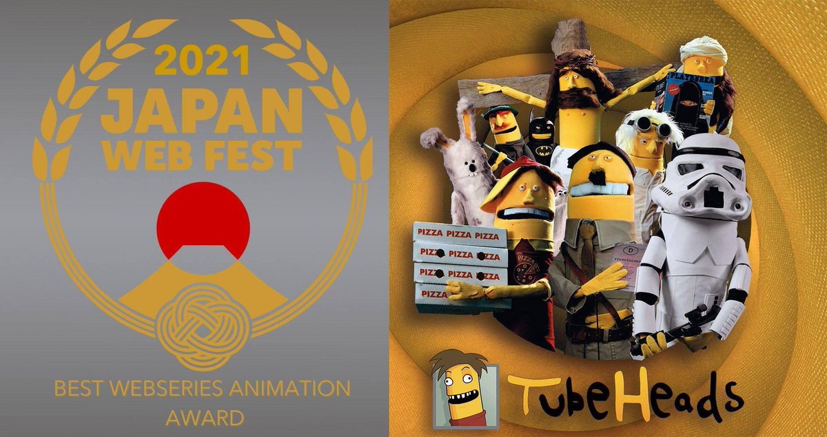 TubeHeads (@tubeheadstv) on Twitter photo Gewonnen! Wir SIND die beste Animation-Webserie des diesjährigen <a href="/JapanWebFest/">Japan Web Fest</a> ! #stolzWieOskar #award #filmfestival #Webseries #puppet #bigInJapan Gewonnen! Wir SIND die beste Animation-Webserie des diesjährigen <a href="/JapanWebFest/">Japan Web Fest</a> ! #stolzWieOskar #award #filmfestival #Webseries #puppet #bigInJapan