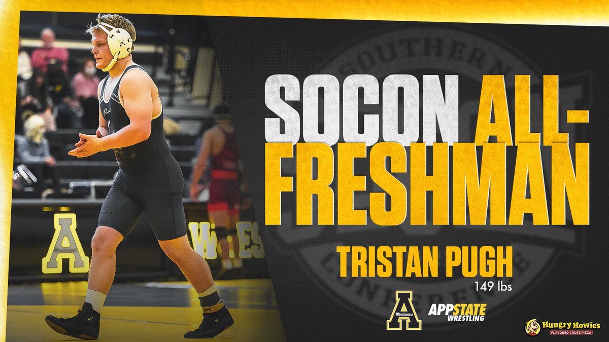 AppWrestling's tweet image. Congrats to Tristan Pugh on being named to the SoCon All-Freshman team!

➡️ bit.ly/2ZQsly5

#ReAchTheSummit