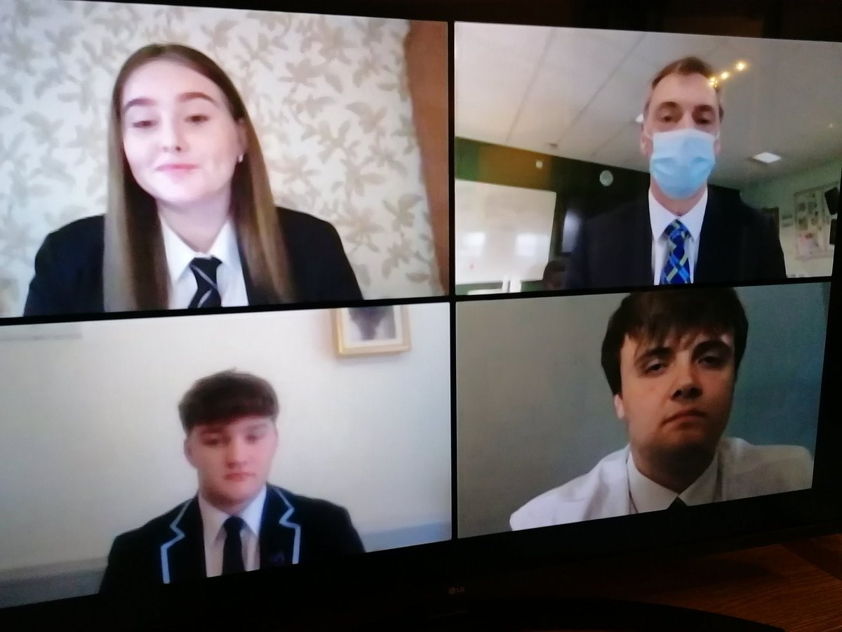 jo_myhill's tweet photo. So very proud of our students Jaime, Thomas and Tyas @TMAkirton @KEVIAcademy today appearing on ITV Calendar responding to the news regarding exams this year. Such ambassadors! #TeamTMA #TeamKEVI #WeAreDRET https://t.co/BeP1AbklqW