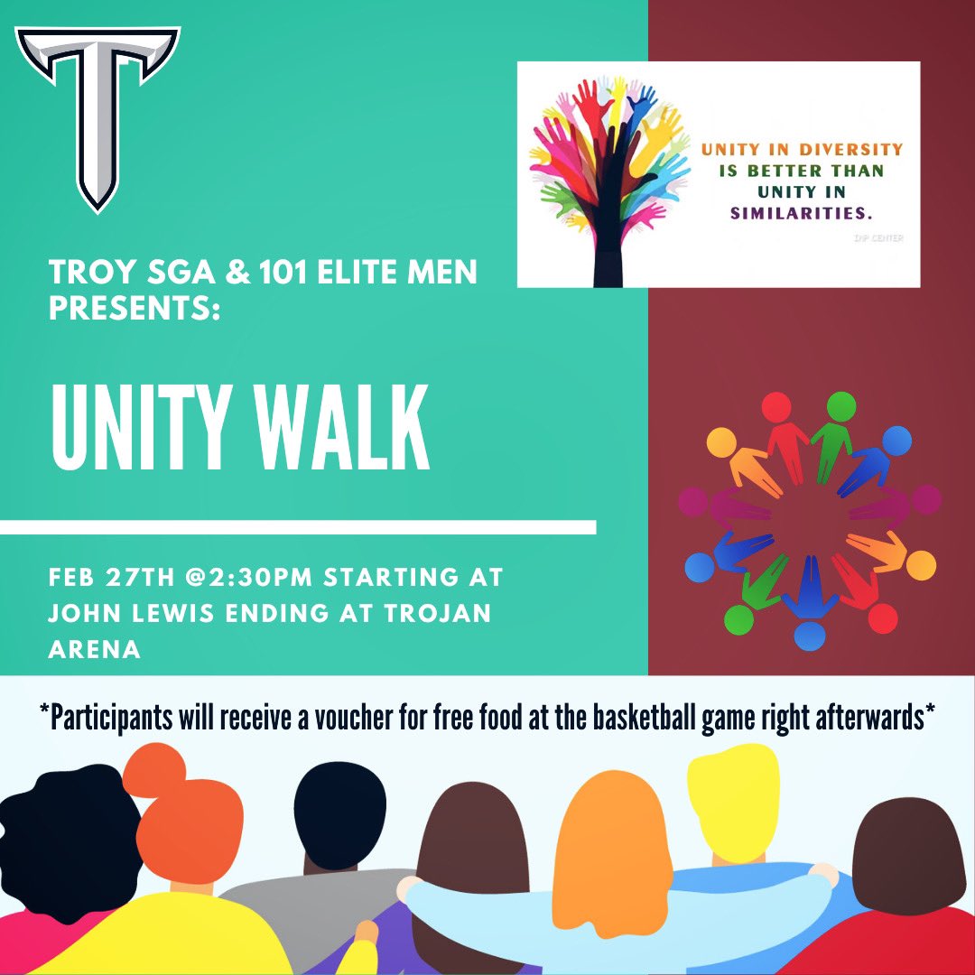 101Elite's tweet photo. This Saturday we are sponsoring the event with SGA doing the Unity Walk at 2:30. It is a very short distance, yet for a bigger purpose. Come support of you can #BeElite ☝🏽 https://t.co/DfzcCifOjn