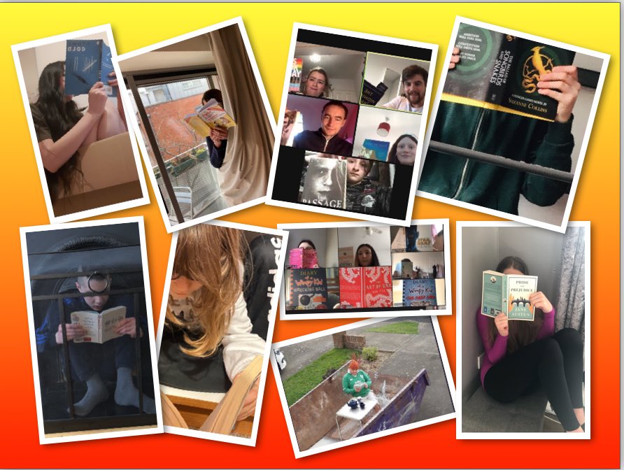 FirhouseETSS's tweet photo. Lots of fun today with @LibrariesIre and #SqueezeInARead 📚❤️ Reading for pleasure is one of the best antidotes these times! #PDSTwellread ☀️ https://t.co/iJMjxVF1fh