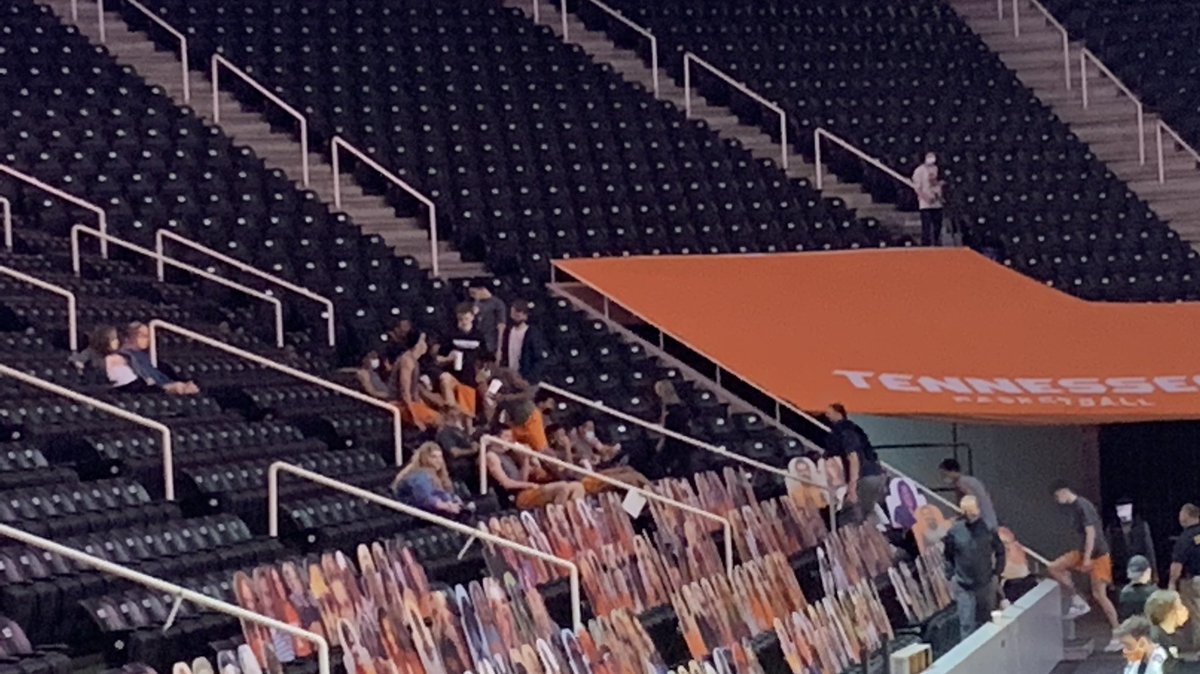 wutksports's tweet photo. The @Vol_Hoops team and HC @RickBarnesUT watching the @Vol_VBall game vs @FloridaGators
๐ท: @gustavotomazeli
#Tennessee #RockSolidSports #WUTKFM https://t.co/IUT3fNKnw9