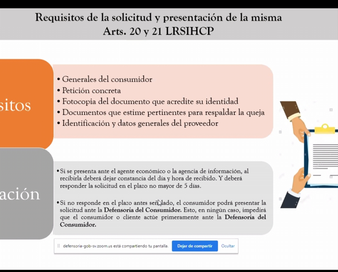 AsambleaSV's tweet image. #SanMiguelAL, a través de la Defensoría del Consumidor, impartió una reunión de forma virtual con coordinadores del Programa de Participación Ciudadana y miembros de la Mesa de Salud, denominada "Derechos de las Personas Consumidoras en el Manejo del Historial Crediticio". LC