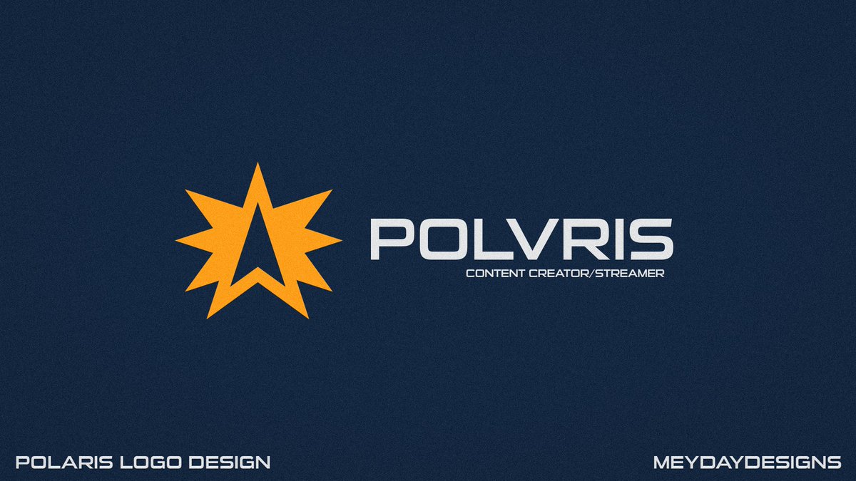 MeydayDesigns's tweet image. Client: @Chris_Olejnik17 (Polvris)

Polvris was looking for a new logo for his stream, and with his name being Polaris but just using a V instead of an A I wanted to make it resemble what Polaris really is, the North Star. I think we nailed this one!

#logo #design #designer #gfx