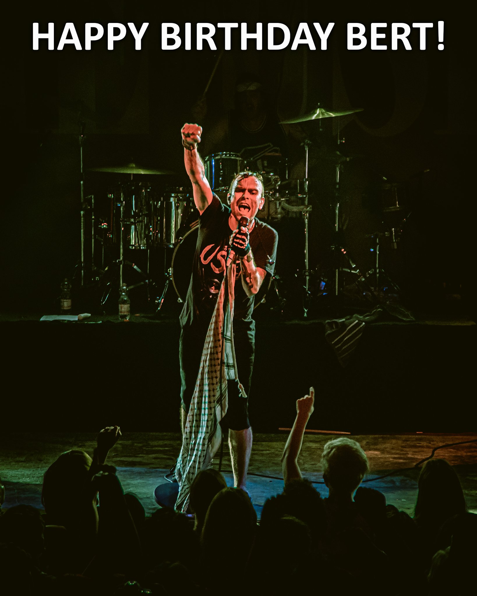 Happy birthday to Bert McCracken of ! 