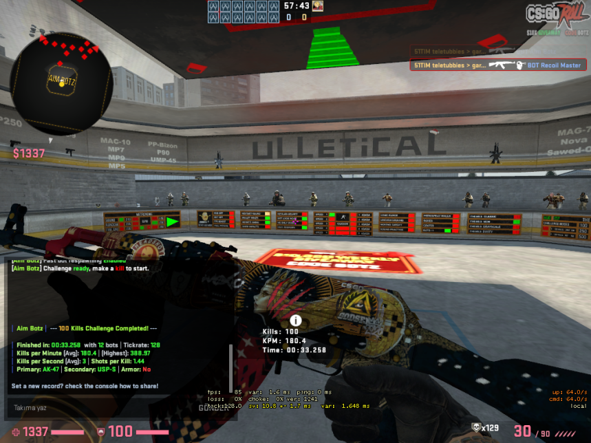 toprakway's tweet photo. #AimBotzChallenge bro just give me my free for all rank 1 i submitted but it still takes 160 as my highest kpm https://t.co/5IIDzI5mNv