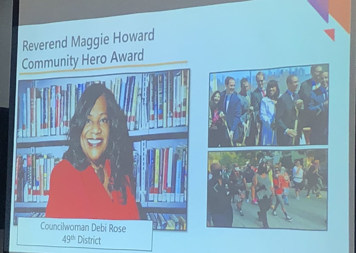 jgcpps's tweet photo. First Annual Reverend Maggie Howard Award presented to Councilwomen Debbie Rose. A wonderful acknowledgement for a committed public servant. #SI_PPS #Northwell https://t.co/Xpd0EYLQbM