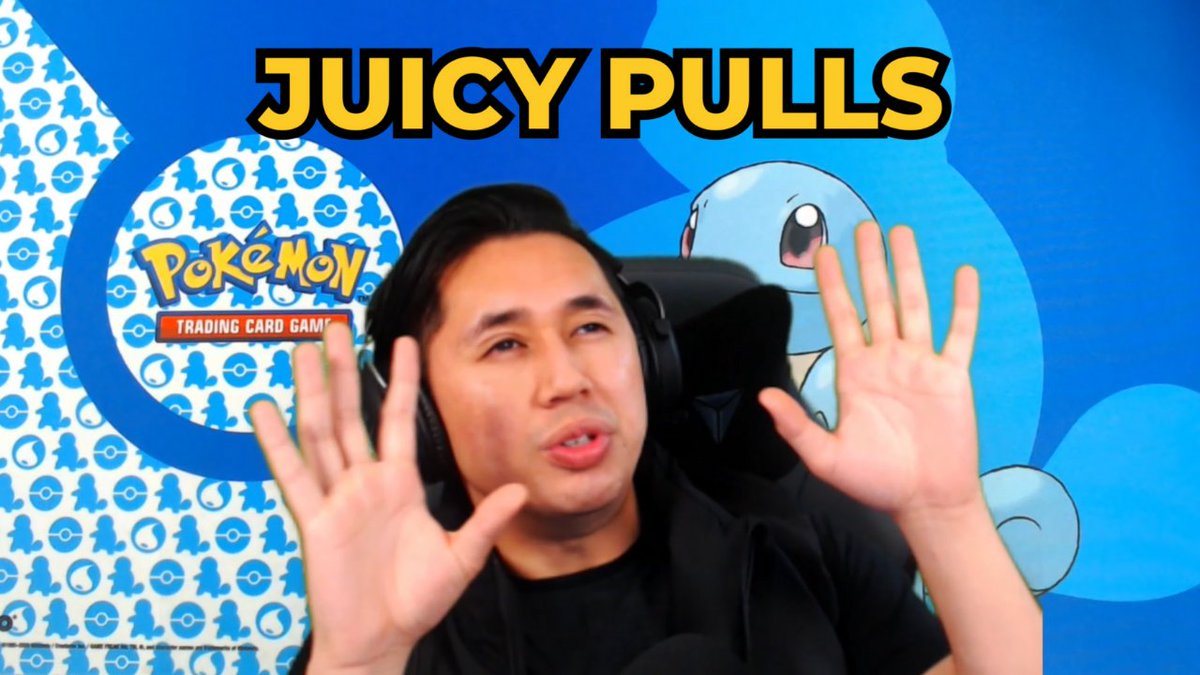 RealJuicyGames's tweet photo. Just posted a new YouTube video on my channel! These past few months I've gotten back into Pokémon card collecting and it's been so much fun opening up cards again. JUICY PULLS ONLY!!! 😝🥭🍍🍓 Check out the video here https://t.co/l1aq1ArODj https://t.co/mjFKX77Z4P