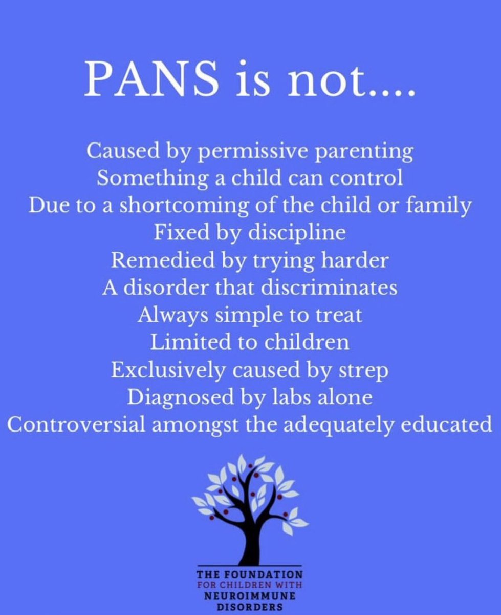 A_Mueller_12's tweet image. Some of the many myths...
#PANS #PANDAS #AutoimmuneEncephalitis #BGE #strep #lyme #mycoplasma #longcovidPANS #panspandashour #Neurology #ocd #tics #eatingdisordersandPANS #NEDAwarenessِWeek  @NeuroimmuneKids
