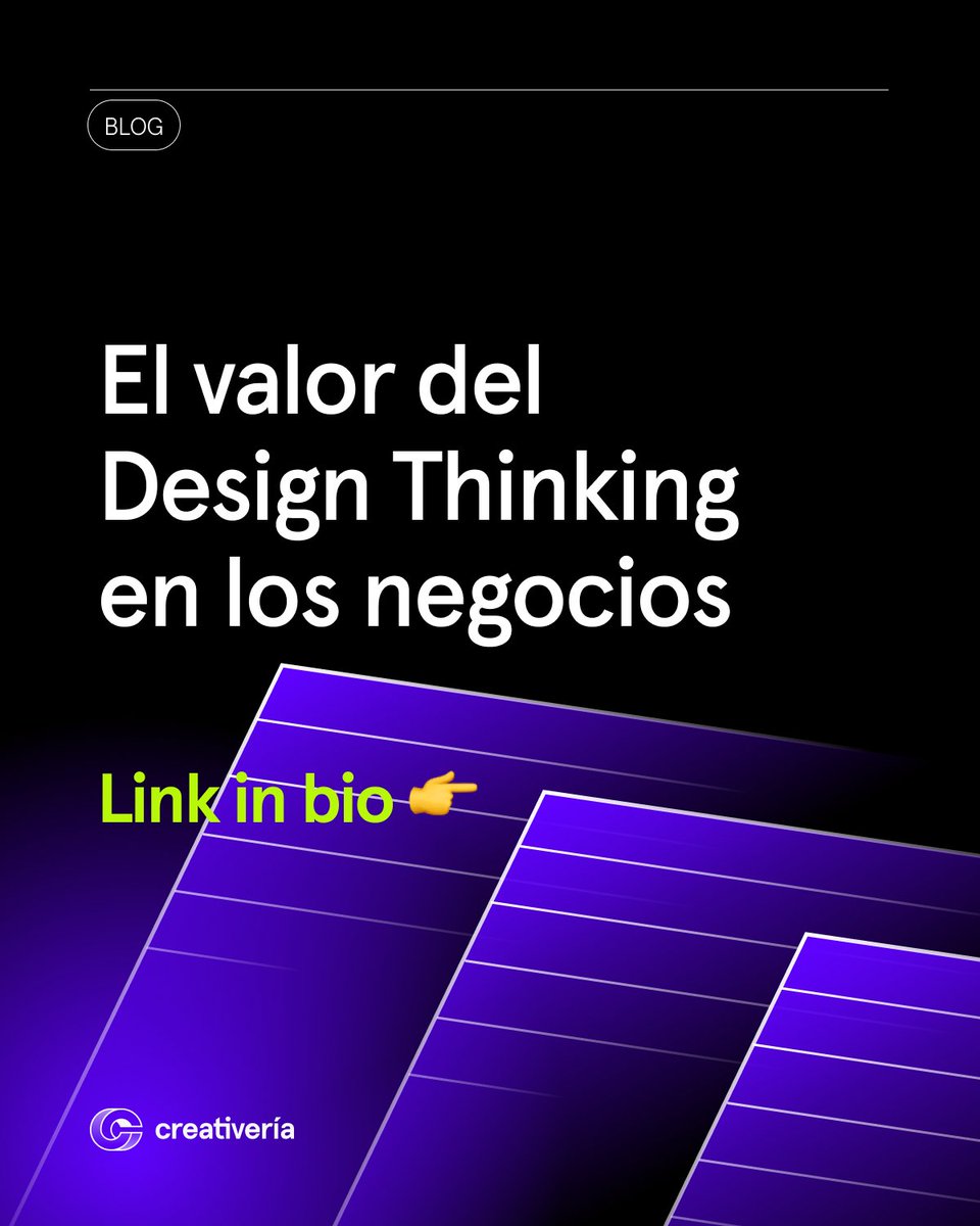 creativeriacr's tweet photo. "Se está produciendo un cambio en las grandes organizaciones, que sitúa el diseño mucho más cerca del centro de la empresa. Se trata de aplicar los principios del diseño a la forma de trabajar de las personas".
— HBR
https://t.co/R5ZbrCEHZy https://t.co/dD3q2IuCNo