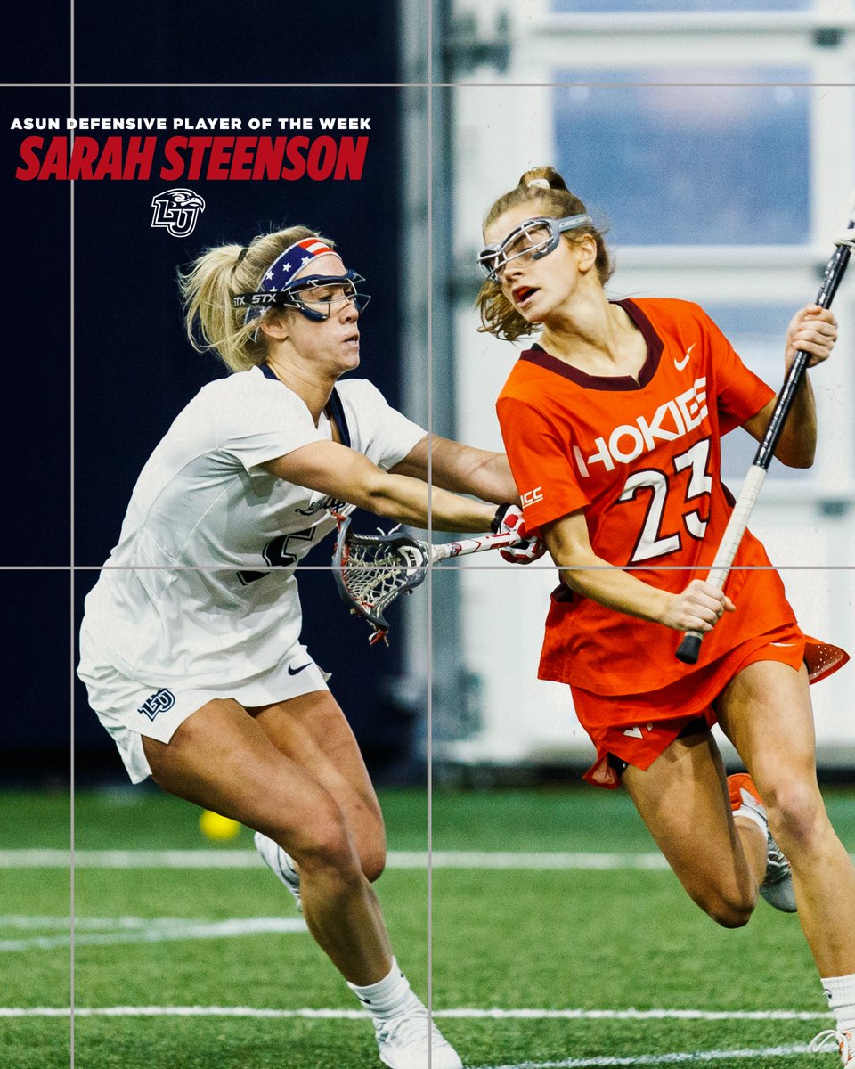 LibertyWLAX's tweet photo. Congrats to Mia Toscano &amp; Sarah Steenson on earning @ASUNWLax awards this week!🔥

📰 | https://t.co/0MAjT9zoOq

#RiseWithUs #Team10 #ASUNWLax https://t.co/9n4RTEU5JL