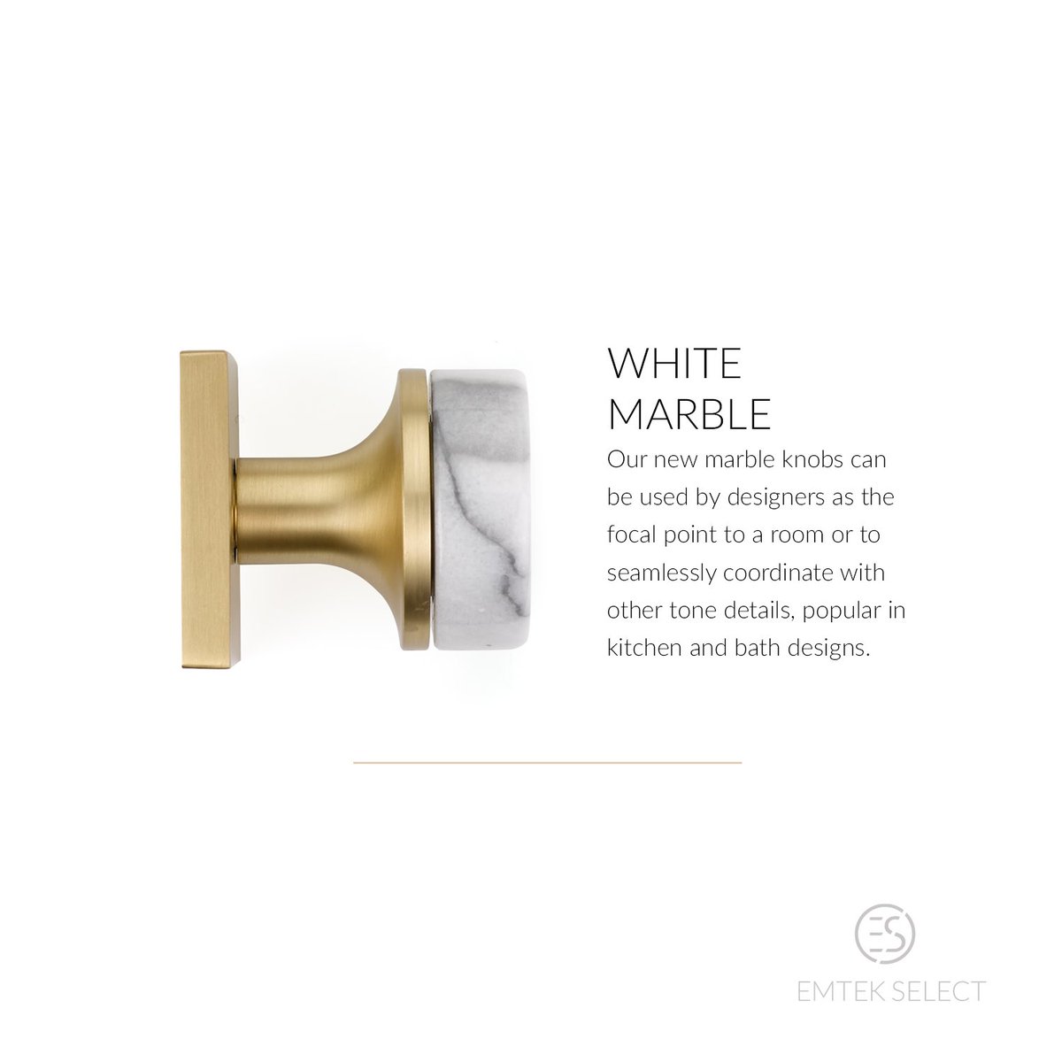 emtek_products's tweet image. Exciting news! Emtek's new SELECT Knobs are now available. Choose your knob texture/material, stem finish, and pair with any of our available rosette options—in any mix of finishes—for hundreds of unique combinations, made just for you. Visit emtek.com for more!