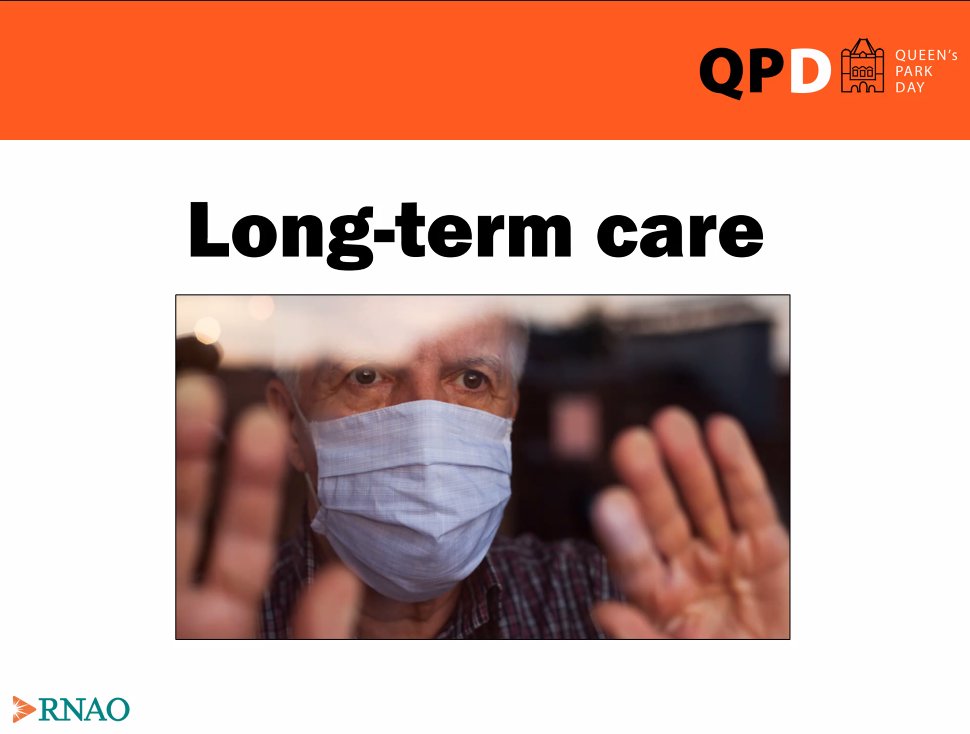 RNAO's tweet photo. "It's been devastating to see the loss of lives in long-term care that could've been prevented," @MorganHoffarth says. #QPD #LTC 

RNAO continues to urge both the federal and provincial governments to implement a #BasicCareGuarantee and give residents the care they deserve. https://t.co/IEhNCXFp5B