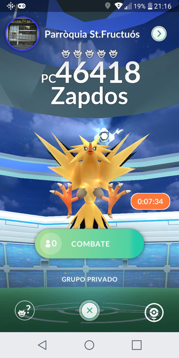 Minakoeli1's tweet photo. #zapdos #zapdosraid right now!, 10 spots! Add us!! Wait for an invite from Minakoeli or TGNPurplehair.
Please add both!
7063 0087 9683 (Minakoeli)
8594 7399 0326 (TGNpurplehair)
#PokemonGoRaids https://t.co/espa1Ihy0y