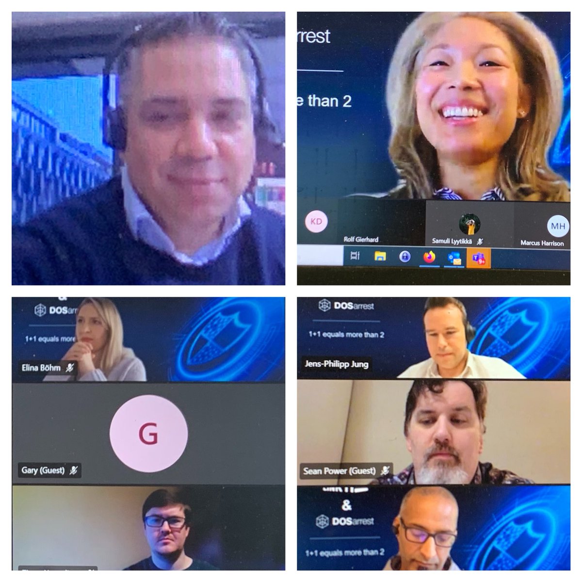 MarcWilczek's tweet photo. We’ve just remotely completed the 2021 Kick Off @Link11GmbH. New regions, new people, new products, and new clients. No question, we have a remarkable year in front of us. Growth ahead! #WeMakeTheInternetASaferPlace
#cybersecurity #ddos #cybercrime #CISO #CIO #Link11 https://t.co/GXZ7WbUzp5