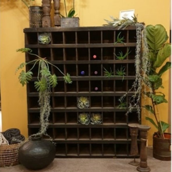 house_mcgrath's tweet photo. The Coolest Wine Rack in town!

A gorgeous vintage pigeon hole unit. Although it is an old original piece of furniture, the holes are the perfect size to store wine. 72 holes - home for a rather extensive wine collection &amp; solid teak! 
Tap https://t.co/4KCIoYjErA for more photos. https://t.co/dtocEGp5GL