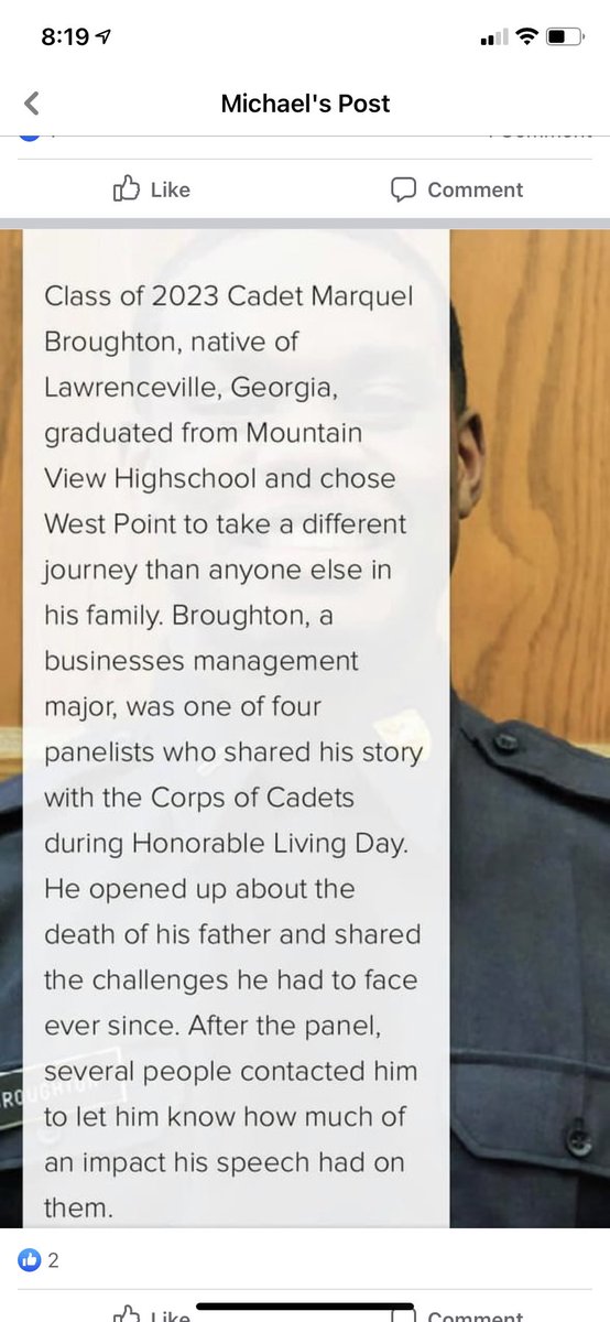 Mountain View Bears Football (@mvfootballbears) on Twitter photo #TBT Thursday Bears Throwback
West Point C/O ‘23 Marquel Broughton impacts others with his testimonial... <a href="/M_Broughton2/">Marquel Broughton</a> <a href="/ArmyFB_Recruit/">Army Football Recruiting</a> <a href="/mvbears/">Mountain View Bears Recruiting</a> <a href="/mvbearwrestling/">MTNView Wrestling</a> <a href="/CoachJP4/">John Poitevint</a> <a href="/BowbCoach/">CoachBowb</a> #TBT Thursday Bears Throwback
West Point C/O ‘23 Marquel Broughton impacts others with his testimonial... <a href="/M_Broughton2/">Marquel Broughton</a> <a href="/ArmyFB_Recruit/">Army Football Recruiting</a> <a href="/mvbears/">Mountain View Bears Recruiting</a> <a href="/mvbearwrestling/">MTNView Wrestling</a> <a href="/CoachJP4/">John Poitevint</a> <a href="/BowbCoach/">CoachBowb</a>