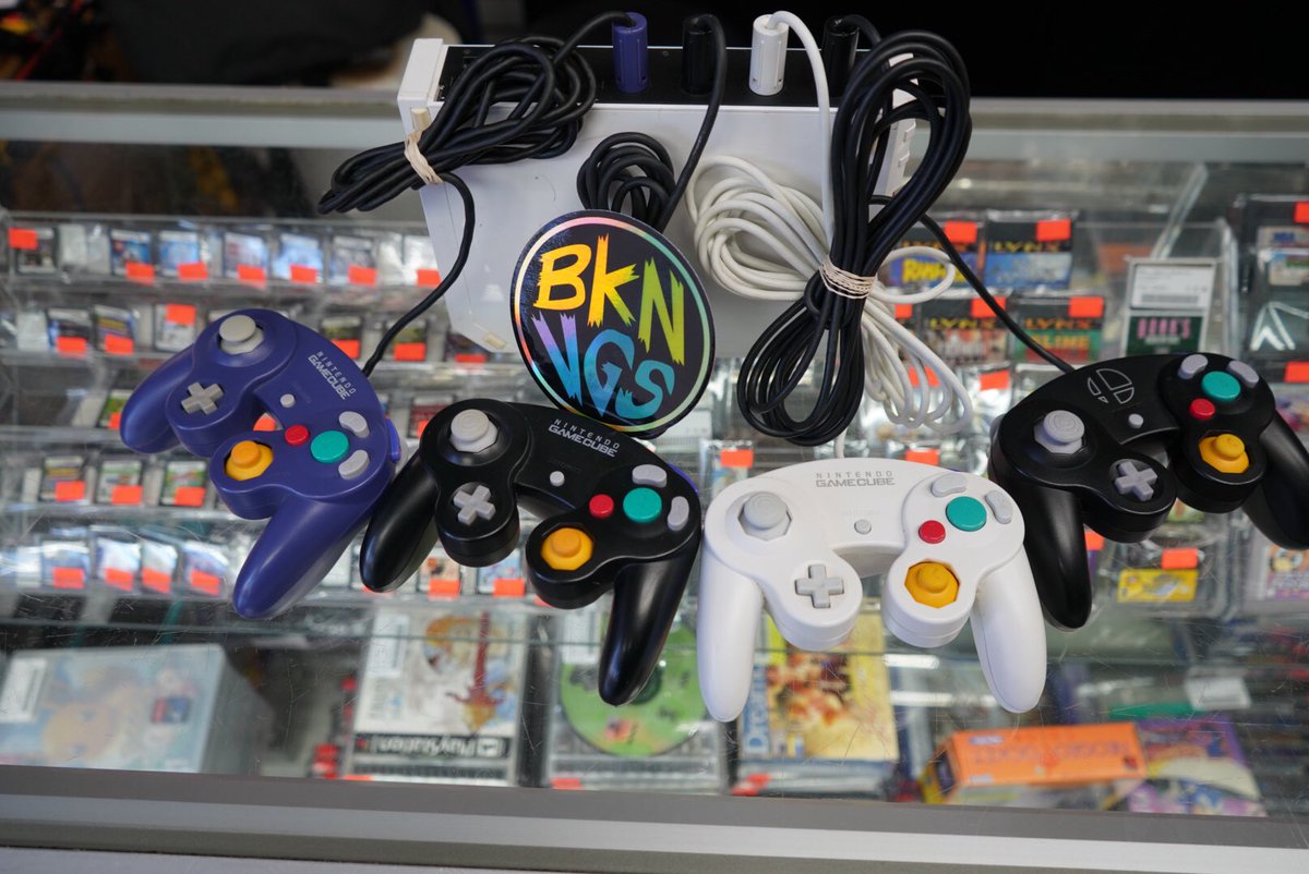 bklynvideogames's tweet image. New stock available. #nintendowii plays Wii games or GameCube games. And a few #gamecubecontrollers At #bvg #brooklynvideogames