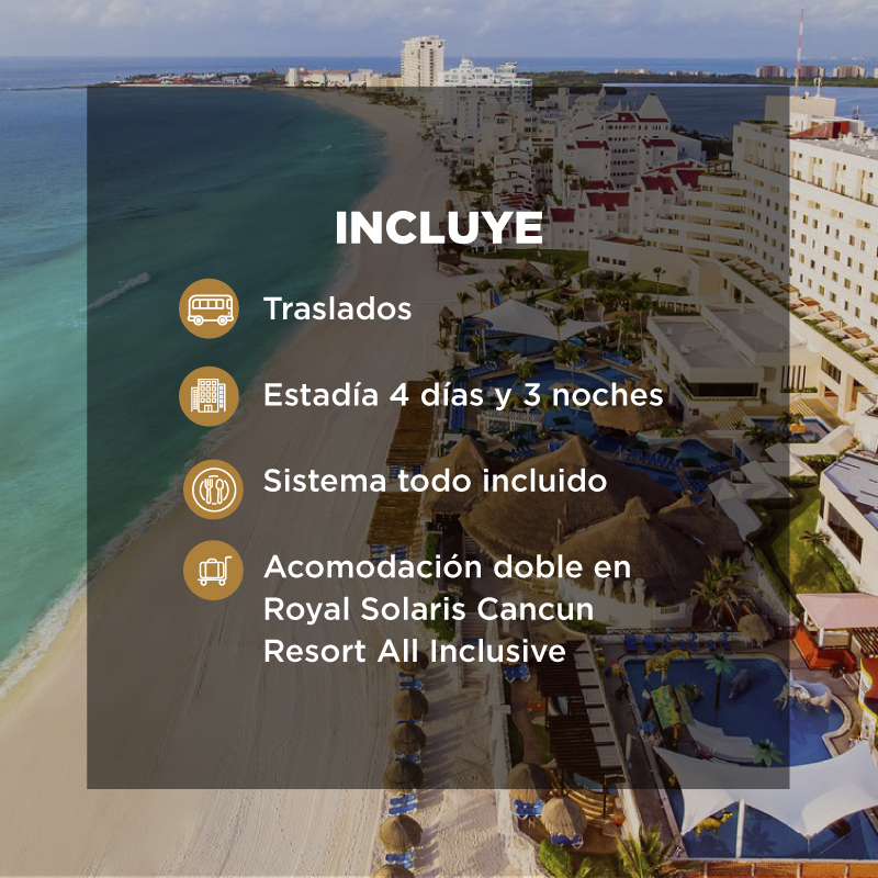 happy_tours's tweet photo. ¡Relájate junto a tu pareja en las hermosas playas de México! 🌊😍❤
Disfruta del sol, mar y arena en #Cancún desde $231.00* por persona. 
Para más información de tu paquete Royal Solaris Cancun Resort All Inclusive llama al📞: 1(888)369-0649 ó ingresa a https://t.co/ZZOPuX7Fhb https://t.co/L9hZNnKPVI