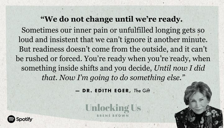 BreneBrown's tweet image. instagram.com/p/CLsL399pZ30/ @DrEdithEger1