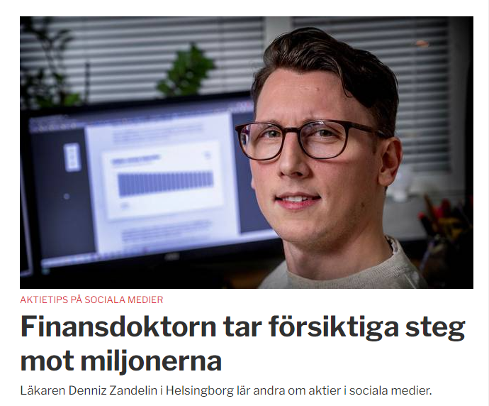 🔥 Fick möjligheten att intervjuas av 😀<a href="/sydsvenskan/">Sydsvenskan</a>  <a href="/hdhbg/">Helsingborgs Dagblad</a> 

👉 sydsvenskan.se/2021-02-25/fin…
(obs betalvägg)