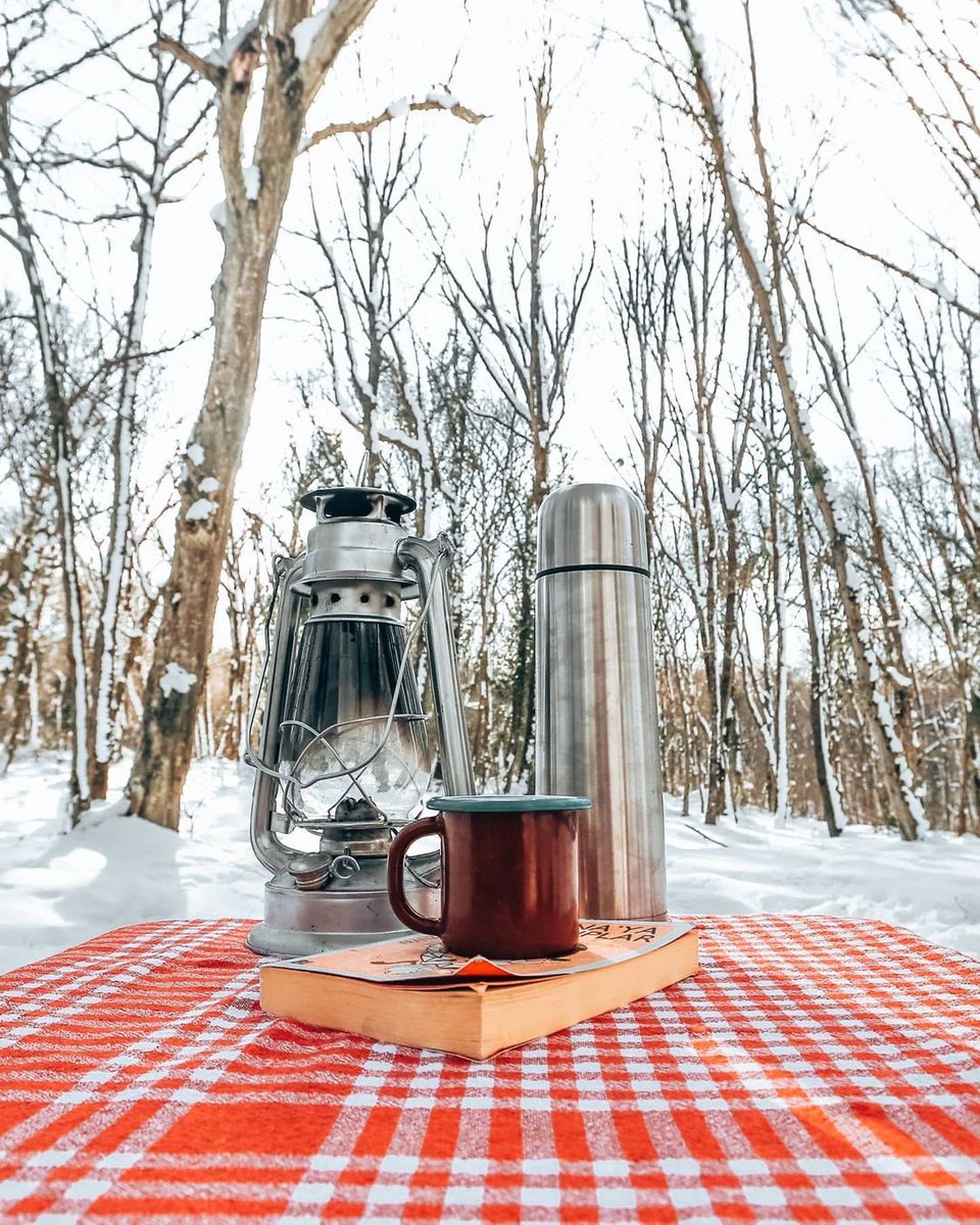 Sevdiğinle karda piknik yap.